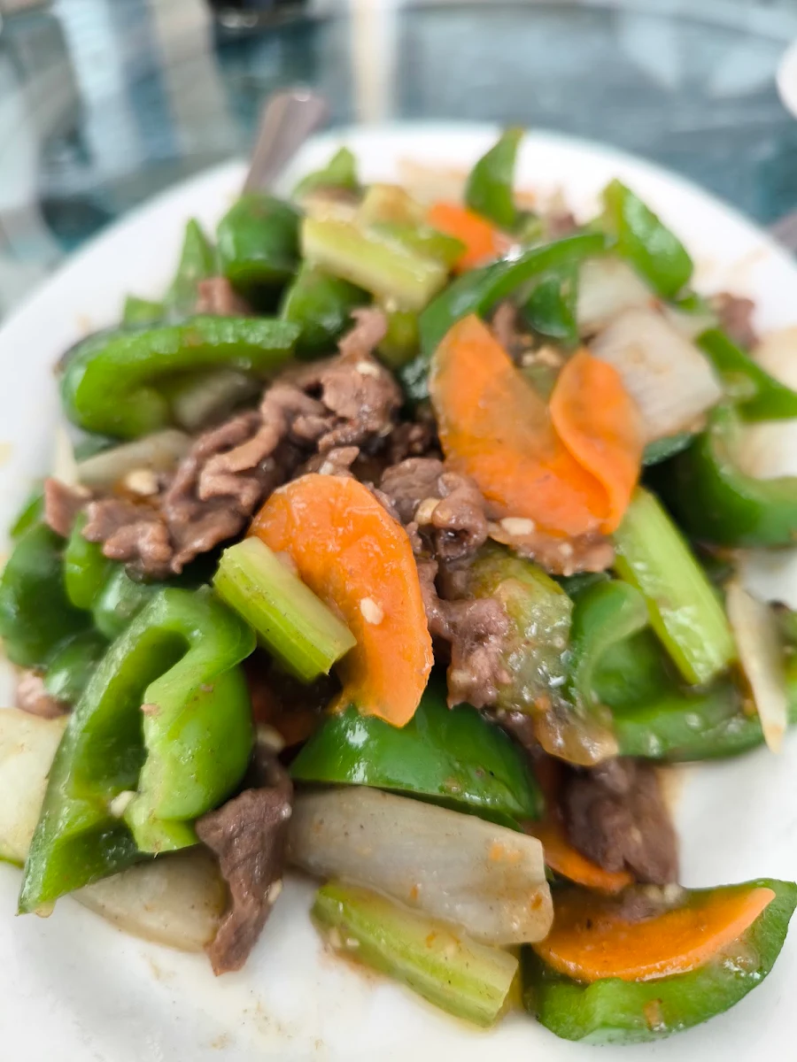 青椒炒牛, Lin Garden Restaurant